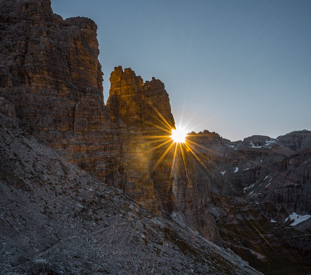 Sonnensterne fotografieren Berge